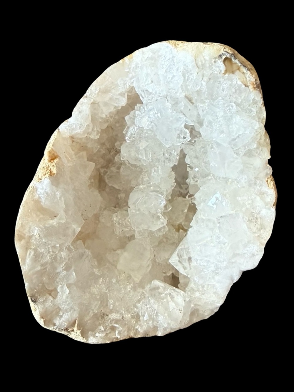 Natural White Crystal Geode